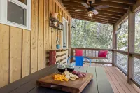 Spacious Outdoor Area and Fire Pit - Charming Mountain Retreat