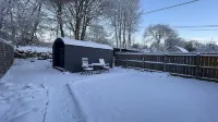 Hideaway pod near Loch Ness for a tranquil retreat, with private garden