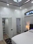 New Build Luxurious Modern Apartment With a Private Garage And a Covered Porch