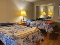 Lake side cottage w- sand beach. 13 acres-forest, steams & waterfalls to explore