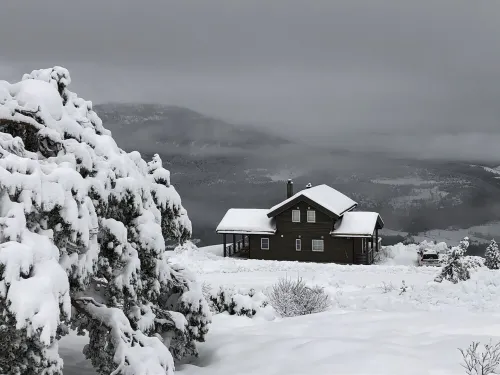Telemark with a panoramic view, pure relaxation