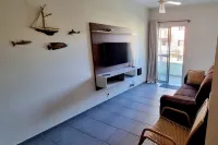 Apartamento Familiar Para 6 Pessoas - 2 Quartos na Praia Grande em Ubatuba