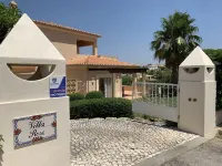 Large private detached three bedroom villa with heated infinity swimming pool