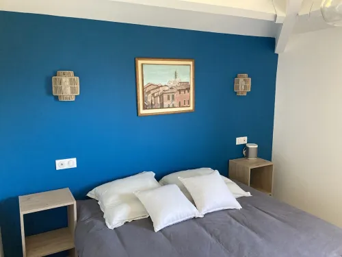 Duplex terrace with sea view 3 minutes' walk from the most beautiful beaches