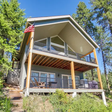 Loon Lake Waterfront Retreat: 2 Decks & Dock!