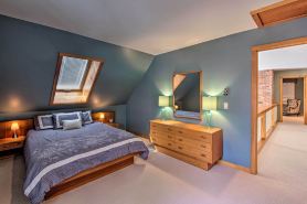Wooded Waterfront Grantham Home < 10 Mi to Ski!