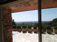 La Villa du Rhône - con vistas a la montaña