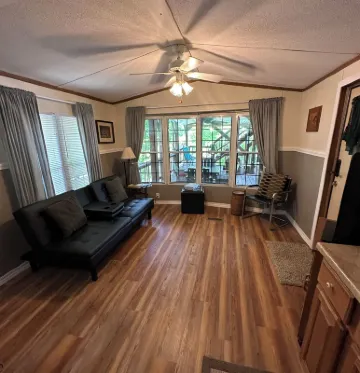 The River Cabin at Camp Miramichee Falls in Hardy, AR