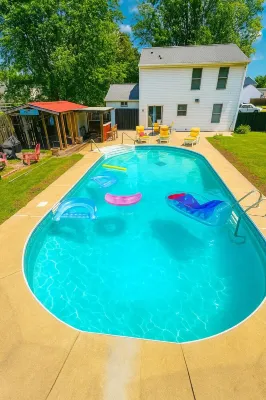 Quiet Getaway with pool and full of amenity backyard!