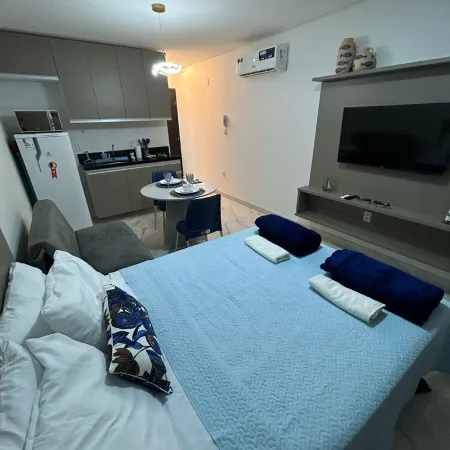 Charming 1-bedroom apartment in Intermares Cabedelo with AC, WiFi