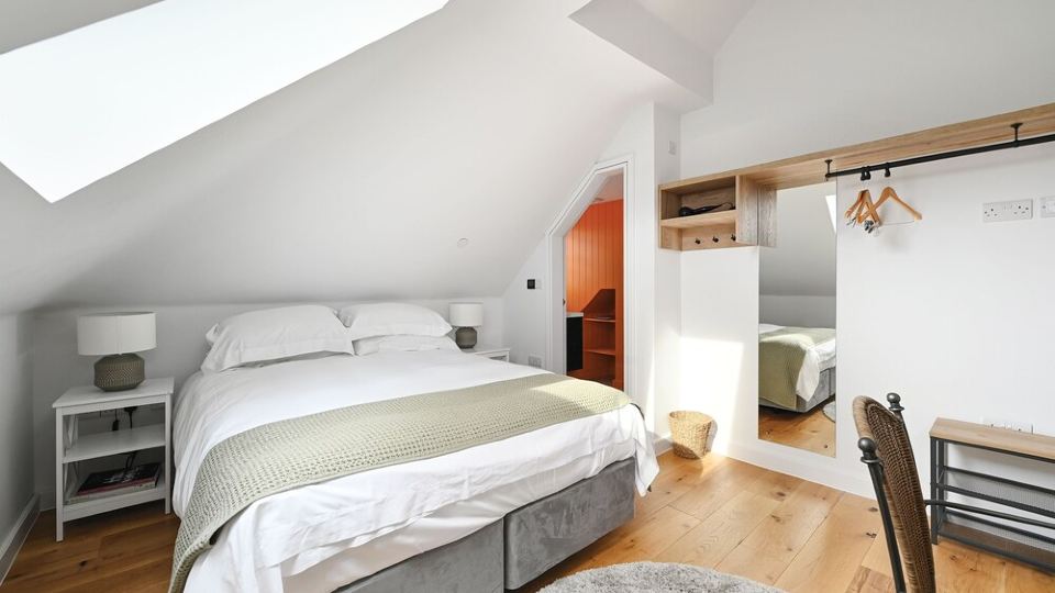 New apartment nestled on the seaside with expansive views of cliffs, sea and sky