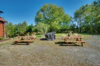 Cozy Log Cabin Getaway w/ Fire Pit + 3 Acres!
