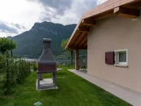Villa by Lake Idro with Mountain Views