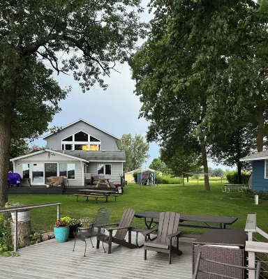 Experience Pokegama charm in our cozy 3-bedroom cabin