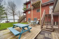 Modern Log Cabin w/ Rec Room, Steps to Lake! - Family