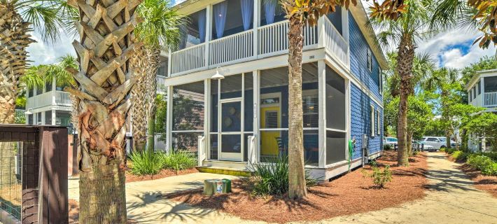 Screened Porch + Beach Access: Port St Joe Cottage Hotels in Gulf County