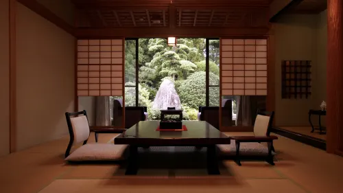 Warakuen - Mountain view