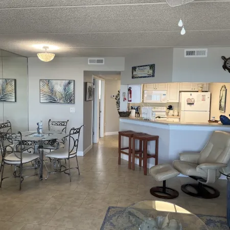 Oceanfront Getaway!! Relaxing Condo on the No-Drive Beach with a Pool,