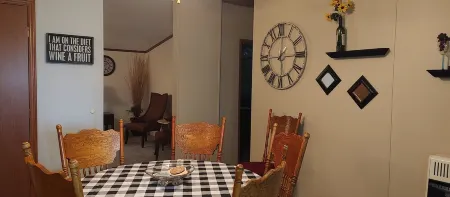 Johnnie Sue’s in Wheatland. 3 bed, 2 bath home, plenty of parking, sleeps 10.