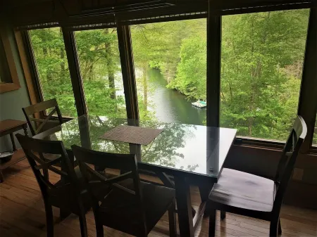 Serene Lakefront Cabin with Dock/Kayaks/Canoe & Fire Pit!!