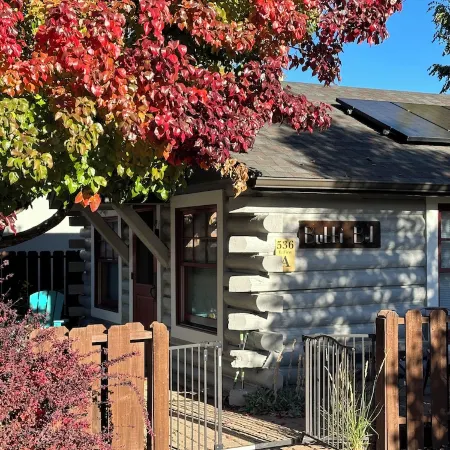 ADA Compliant Cabin. Luxury finishes, pet friendly. Garden, 3 blocks to downtown