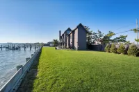 Private Beach on a Fenced in Property Sunset Views