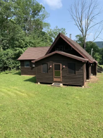 A-Frame cabin off private lake in Bloomsburg, PA