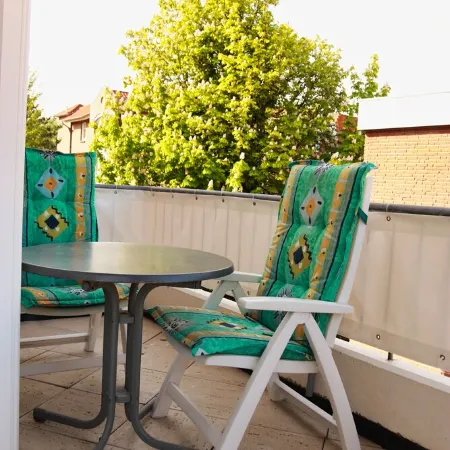 Close to the center and cozy apartment with balcony in Bad / Sankt-Peter Ording