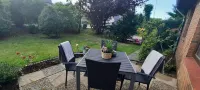 Large apartment with fireplace and washing machine