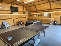 Lakehouse Retreat with Game Shed-4 minute walk to Beach, Fishing Cove,& Trails!