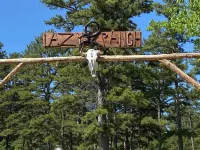 Rustic cabin on 80 acres with access to hiking and ATV trails.