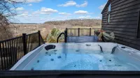 Stunning views, amazing gathering spaces, NOW with HOT TUB