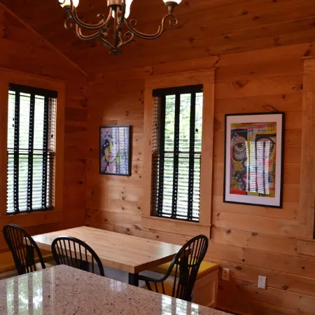 The Cabin on Main. Fully furnished home on Main St in downtown Jasper.