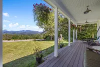 Breathtaking Mountain Views from Lovingly Updated 1850 Antique Farmhouse