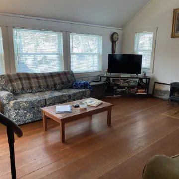 Rustic 60’s era Stowe ski camp.