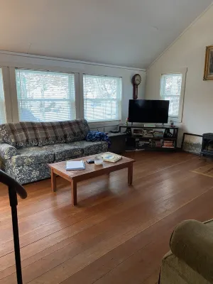 Rustic 60’s era Stowe ski camp.