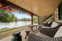 Lakefront Escape, On Snowmobile Trail, Near Town