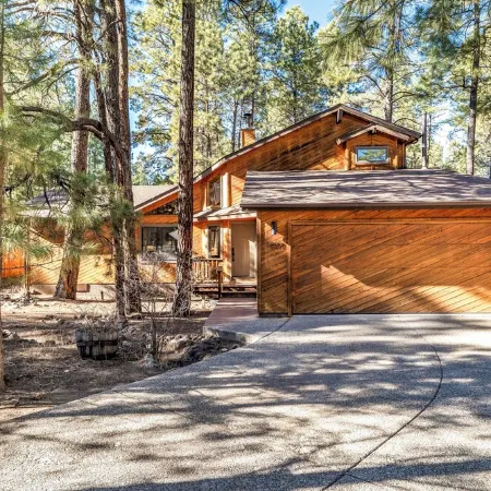 Pinewood Lodge / Backs to Forest / Near Downtown!