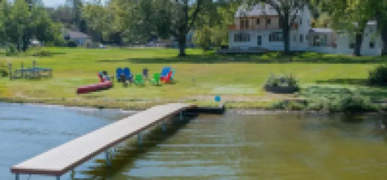 Lake Front 2.20 acre estate  Private boat launch with pier