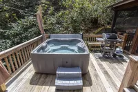 Waterfall and Hot Tub - Idyllic Mountain Retreat