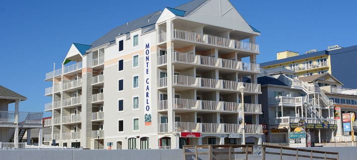 Monte Carlo Boardwalk / Oceanfront Ocean City Hotels in Worcester County