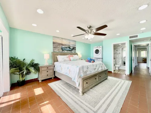 Fantastic! 3 BR! STEPS to the sand on Sapphire Beach Waterfront ocean view patio