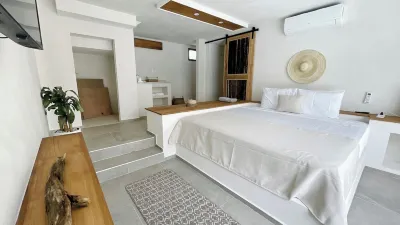 MAHALO Charming 2-bedroom Villa Palmera on the beach with Pool, AC and Starlink! Hotels in 