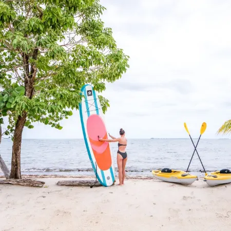 Oceanfront 4 Bedroom Bungalow with Private Pool, Large Beach Area and Staff