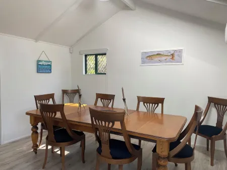 Close to the river, 11 TeAho  is a family lodge with plenty of character