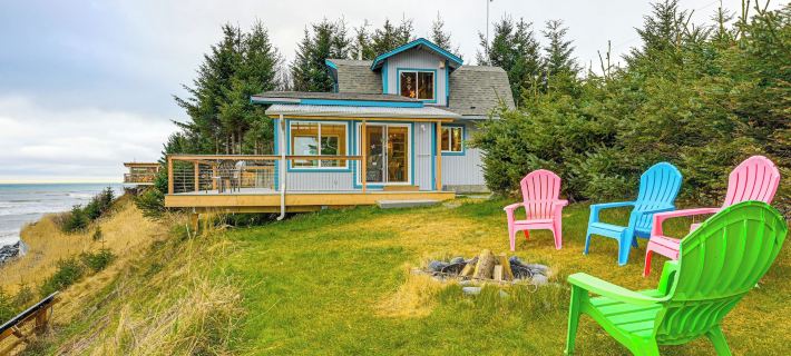 Deck & Panoramic Views: Bayfront House in Homer! Hoteles en Homer
