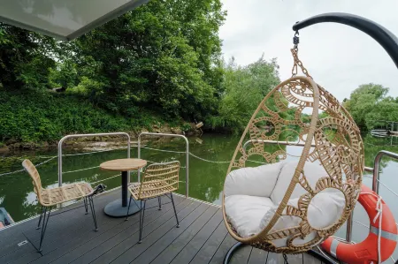 L'Escale Royale Poissy Ile de Migneaux Отели в г. Оржваль