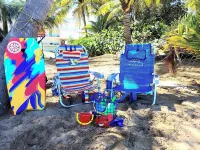 Gated Security Ground Beach apart.  at Las Picua Beach near El Yunque Rainforest