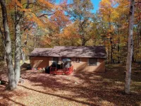 Charming 3-bedroom cabin with wonderful nature view in Farwell