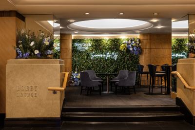 共有エリア ニューヨーク ヒルトン ミッドタウンの写真